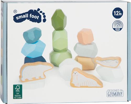Small Foot - Houten Balansstenen Arctic, 11dlg.