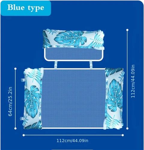 Livano Luchtbed - Luchtbed Zwembad - 2 Personen - 1 Persoon - Blauw