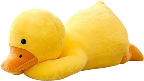 Bovista Knuffel - Knuffelbeer - Knuffeldoekje - Groot - Meme - Baby - Eend - Stuffed Animal - Plushie - Plush - Dier - Geel