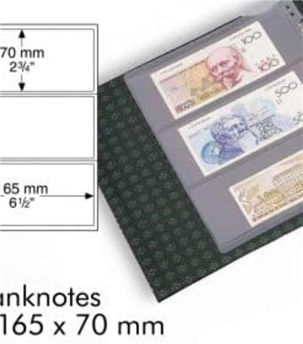 Lexium Biljetten verzamelmap - Geld verzamelmap - Biljetten album - Geld verzamelen - Biljetten houder