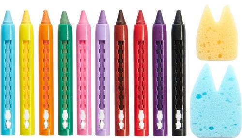 Lexium Badkrijt - Badkrijtjes - Voor Tegels en de Badkuip - Badspeelgoed