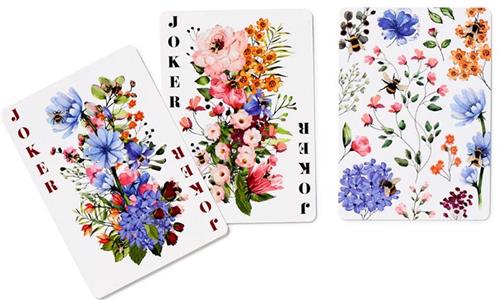 Kaartspel/Speelkaarten - Nectar Meadows - Veldbloemen&Bijen Thema - 8.5x6cm