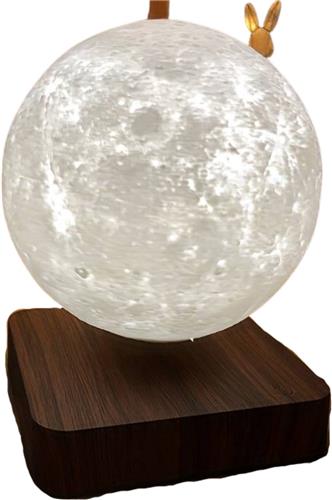 Bovista Zwevende Maanlamp - Wereldbol Magnetisch - Magnetische Maan Lamp - Moon - Moonlamp - Zwevend - Sterrenhemel - Donkerbruin