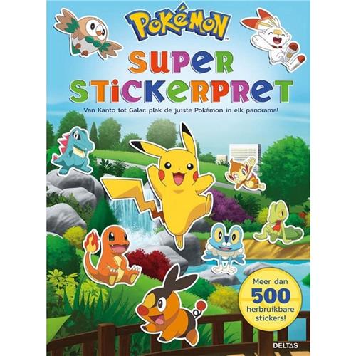 Deltas-Pokémon Super Stickerpret-multi color