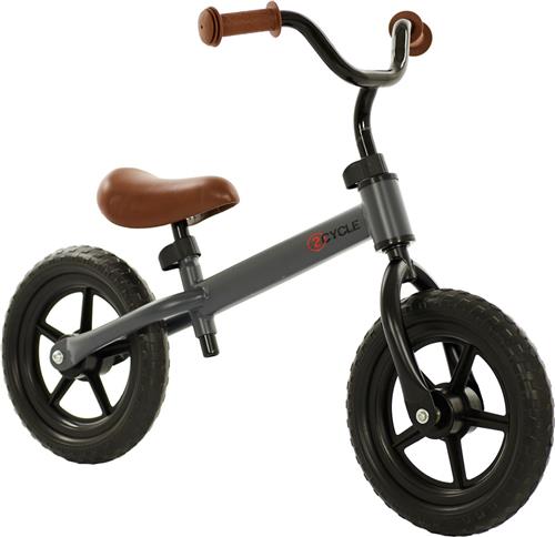 2Cycle Loopfiets - Mat-Grijs - Balance-bike - Buitenspeelgoed