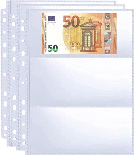 Lexium Biljetten verzamelmap - Geld verzamelmap - Biljetten album - Geld verzamelen - Biljetten houder