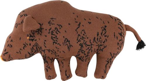 Trixie Knuffel Gebreid Truffle Pig 40 Cm Katoen Bruin