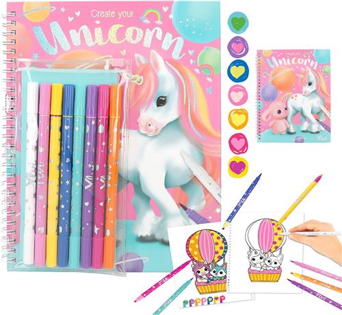 Depesche - Ylvi kleurboek met viltstiften