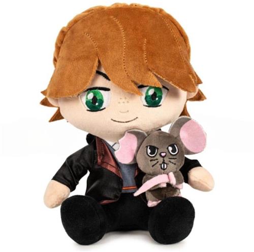 Ron Weasley Zittend met Pippeling Harry Potter Pluche Knuffel 30 cm - Speelgoed Knuffels voor Kinderen Jongens Meisjes - Hermione Granger, Voldemort, Hagrid, Snape, Dumbledore