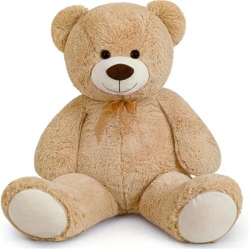 Livano Knuffel - Knuffelbeer - Knuffeldoekje - Groot - Meme - Baby - Beer - Stuffed Animal - Plushie - Plush - Dier - Lichtbruin