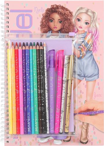 Depesche - TOPModel kleurboek met kleurpotloden