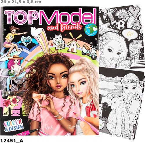 Depesche - TOPModel Colour & Design Book - kleurboek