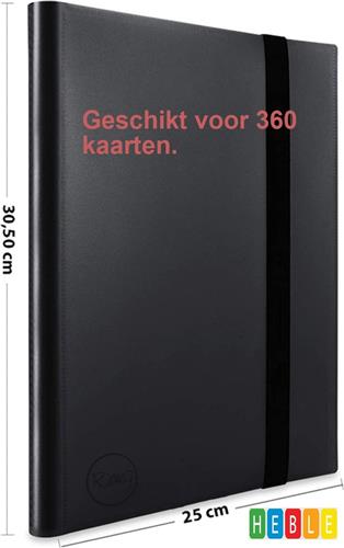 *** Verzamelmap 360 Kaarten - A4 Formaat - Stiek - geschikt voor verzamel kaarten - van Heble® ***