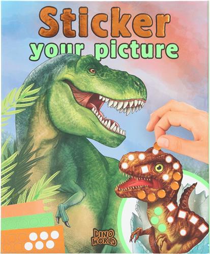 Depesche - Dino World Sticker Your Picture - stickerboek