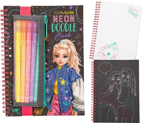 Depesche - TOPModel neon doodle kleurboek