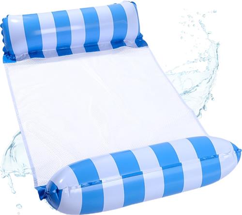 Livano Drijfmat - Zomerspeelgoed - Waterspeelgoed - Strandspeelgoed - Zwembad - Zwemmen - Zomer - Lichtblauw