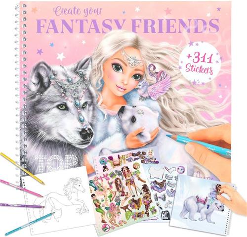 Depesche - TOPModel Create your Fantasy Friend - stickerboek
