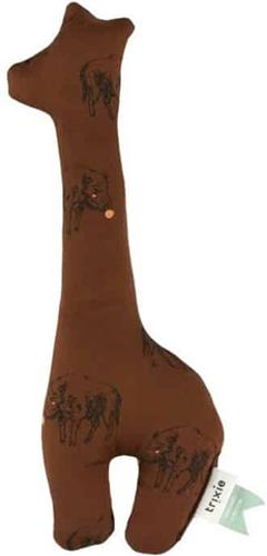 Trixie Rammelaar Giraf Truffle Pig 26 X 9 Cm Katoen Bruin