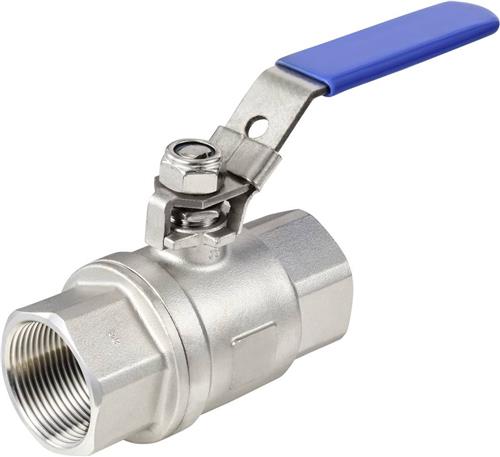 TRU COMPONENTS TC-2PC-DN32-316 TC-12770360 Standaard kogelkraan Schroefdraad (binnen): G1 1/4 64 bar (max) 1 stuk(s)