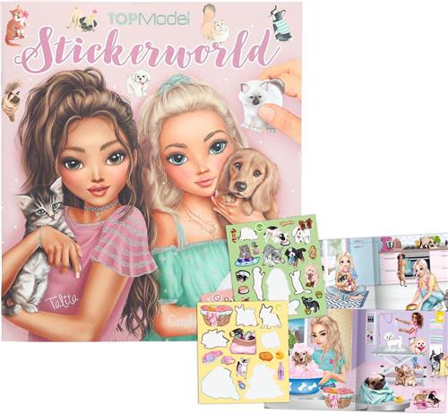 Depesche - TOPModel Stickerworld - KITTY and DOGGY - stickerboek