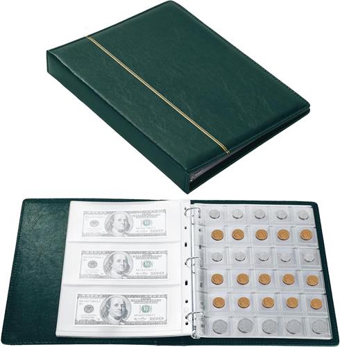 Lexium Biljetten verzamelmap - Geld verzamelmap - Biljetten album - Geld verzamelen - Biljetten houder