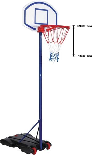 Lexium Basketbalpaal verstelbaar - Basketbalring - Basketbalpaal voor buiten - Basketbalpaal voor kinderen - Basketbal paal verstelbaar