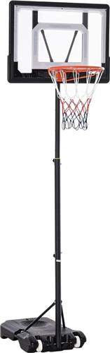 Lexium Basketbalpaal verstelbaar - Basketbalring - Basketbalpaal voor buiten - Basketbalpaal voor kinderen - Basketbal paal verstelbaar