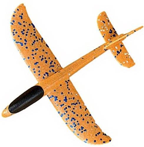 Bovista Zweefvliegtuig - Foam - Werpvliegtuig - Speelgoed - Schuim Vliegtuig - Buitenspeelgoed - Jongens - Meisjes - Oranje