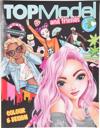 Depesche - TOPModel Colour & Design Book - kleurboek