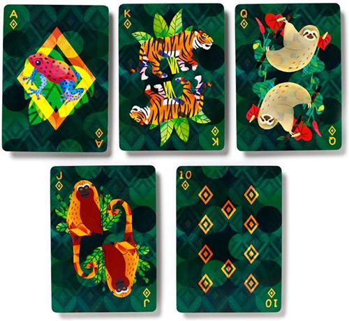 Kaartspel/Speelkaarten - Animal Kingdom - Dierenrijk - 8.5x6cm