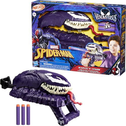 Marvel Spider-Man VenomVersus Marvel's Venom Strike - Speelgoedblaster - Nerf - Rollenspelspeelgoed - Verkleedaccessoire