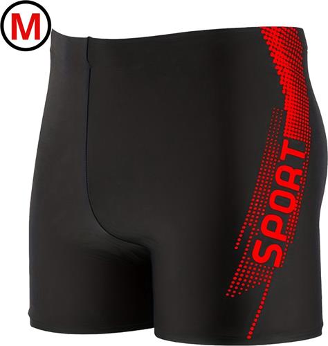 Livano Zwembroek Heren - Zwem Broek Mannen - Badkleding - Zwemmen - Lichtgewicht Swim Shorts - Zomerbroek - Rood - Maat M
