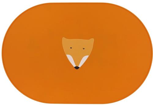 Trixie Placemat Kinderen - Mr. Fox- van Siliconen - Ook geschikt als Knutselmat of Tekenmat - van Siliconen - Geschikt voor de Vaatwasser