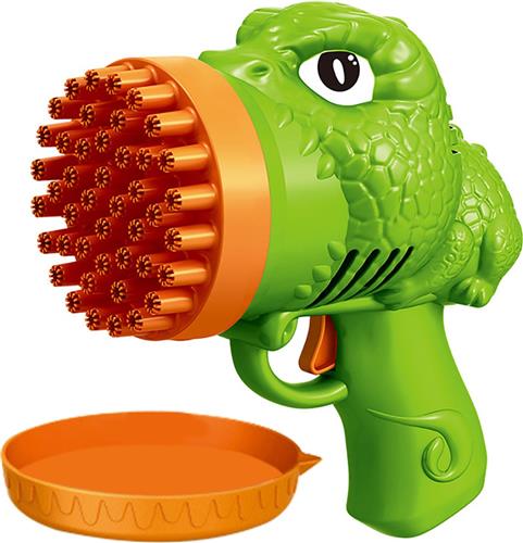 Nivard Bellenblaas Pistool - Bellenblazer - Bellenblaas Speelgoed - Bubble Blaster - Bellenblaasmachine - Speelgoed - Dino - Groen