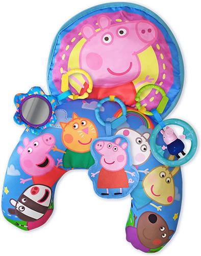 Peppa Pig Activiteiten Kussen met Spiegel en Ratel