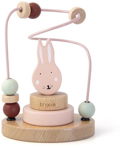 Trixie Houten Kralenframe - Mrs. Rabbit - Houten Bead Maze - Educatief speelgoed - Voor Jongens & Meisjes - Konijn