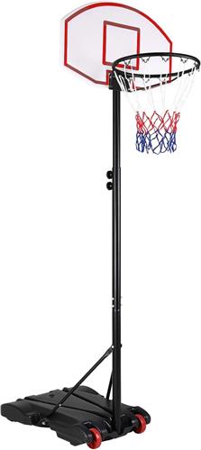 Lexium Basketbalpaal verstelbaar - Basketbalring - Basketbalpaal voor buiten - Basketbalpaal voor kinderen - Basketbal paal verstelbaar