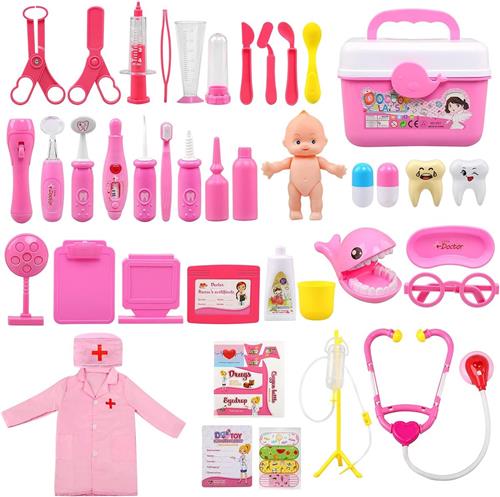 Lexium Dokterset Speelgoed - Doktersset - Dokterskoffer - Speelgoed Doktersset - Dokter Speelgoed voor kinderen