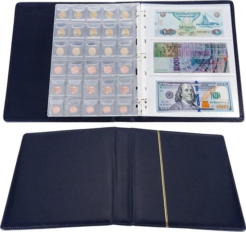 Lexium Biljetten verzamelmap - Geld verzamelmap - Biljetten album - Geld verzamelen - Biljetten houder