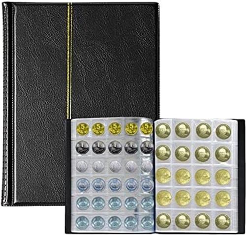 Lexium Munten Verzamelmap - Muntenalbum - Munten Verzameling Opbergsysteem - Munthouders - Muntenmap