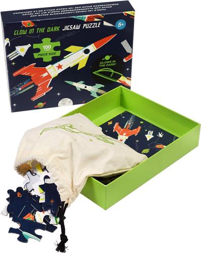 Glow in the dark ruimte puzzel - Rex London