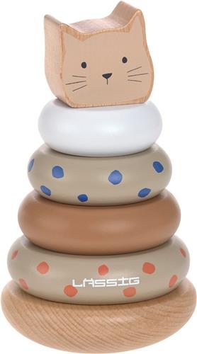 Lassig Little Mateys Stacking Ring Tower - Wood