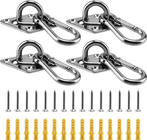 Inovra ® Robuuste M6 Bevestigingsset voor Zonneschermen Inclusief Carabijnhaken en Bevestigingsmateriaal