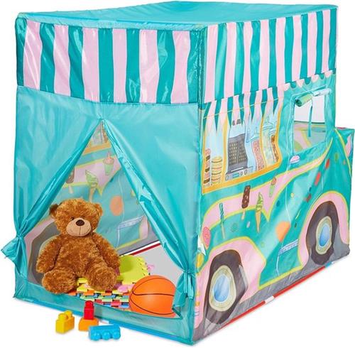 Speeltent voor Kinderen IJscowagen Groot Binnen - Buiten 100x70x120 cm 3 jaar Kleurrijk