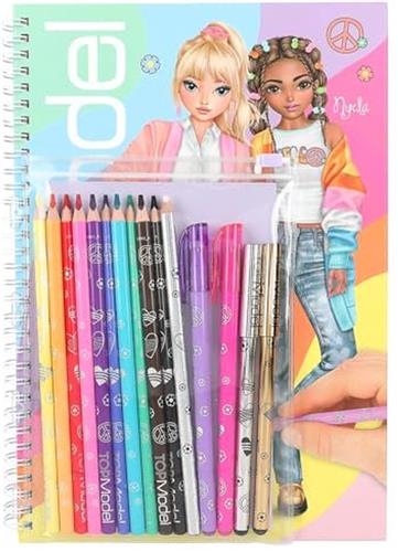 Depesche - TOPModel kleurboek met kleurpotloden