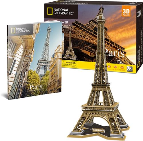 National Geographic 3D Puzzel Eiffel Tower