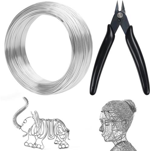 Unyqoos ® en Buigzame Aluminium Kralendraad voor Creatieve Knutselprojecten