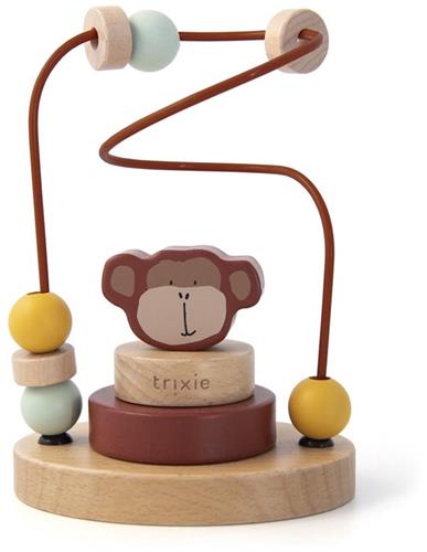 Trixie Houten Kralenframe - Mr. Monkey - Houten Bead Maze - Educatief speelgoed - Voor Jongens & Meisjes - Aap