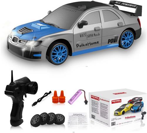 PolkaHome RC drift car - RC drift auto - RC car - RC auto drift - Drift auto afstandsbestuurbaar, bestuurbare auto