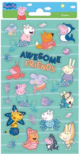 Peppa Pig Stickervel Junior 102 X 200 Mm 60-delig